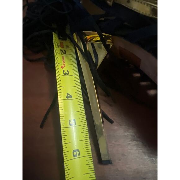 HERVE LEGER FABIA FRINGE SANDALS SIZE 39 - Picture 8 of 9